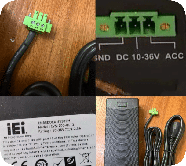 *Brand NEW*Suitable for iEi model IVS-200-ULT2 power supply 10–36V 9–2.5A featuring a green terminal block and *Brand NEW*Suitable for iEi model IVS-200-ULT2 power supply 10–36V 9–2.5A featuring a green terminal block and